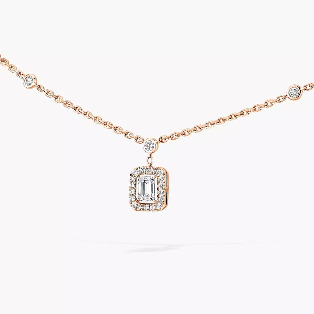 [MIRA] My Twin Diamond Necklace in Silver