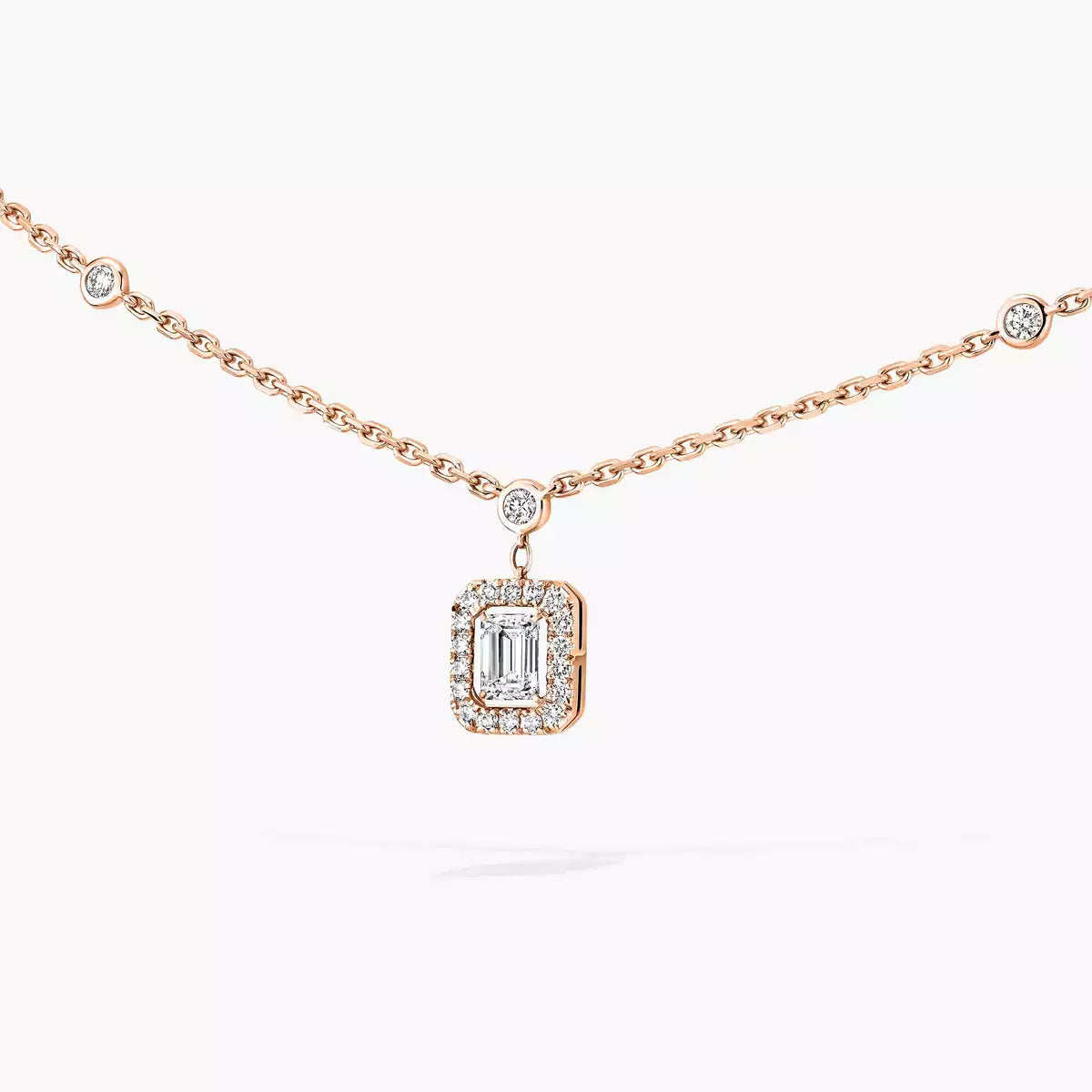 [MIRA] My Twin Diamond Necklace in Silver