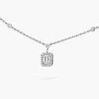 [MIRA]My Twin Diamond Necklace in Silver