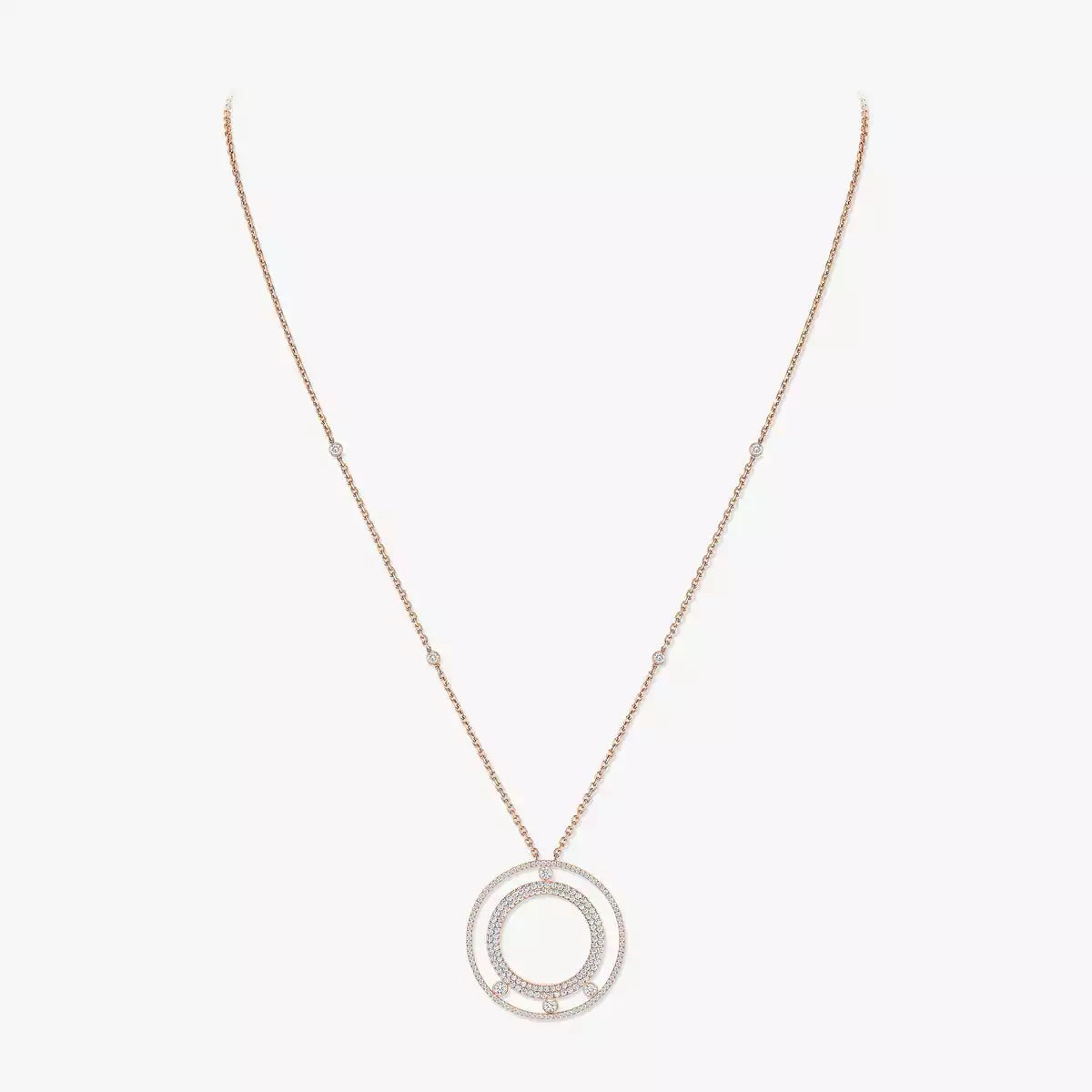 [MIRA] Move Romane Long Pave_-Set Diamond Necklace
