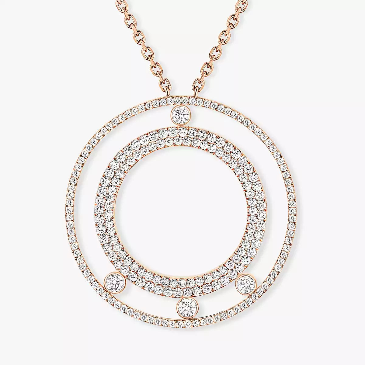 [MIRA] Move Romane Long Pave_-Set Diamond Necklace