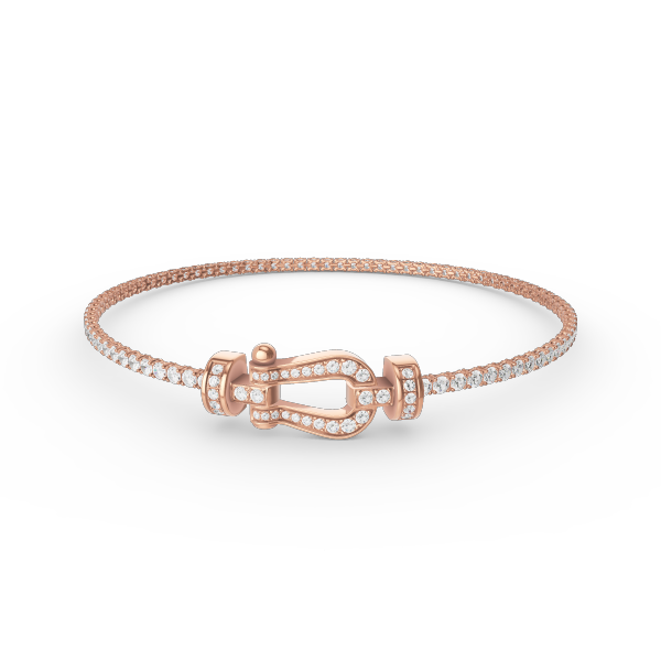 ??MIRA?¡¥FORCE  HORSESHOE  DIAMOND TENNIS BRACELET