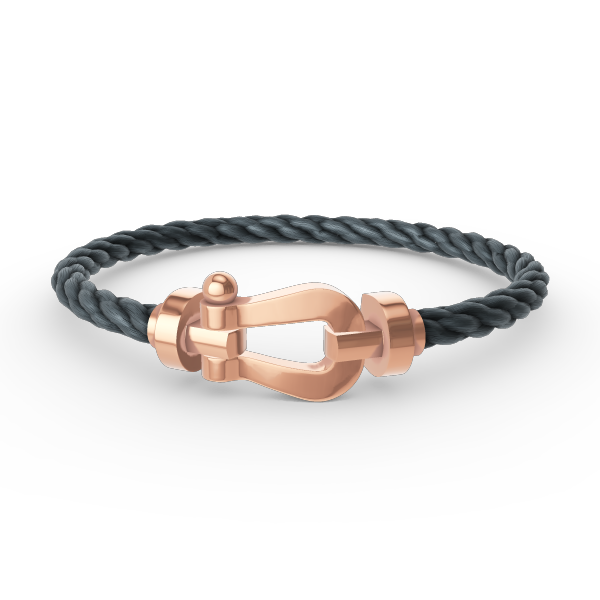 ??MIRA?¡¥FORCE LARGE HORSESHOE NO DIAMOND BRACELET ROSE GOLD