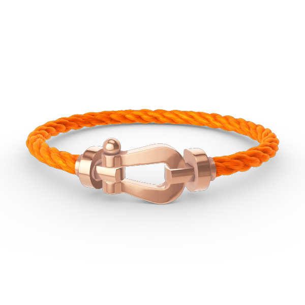 ??MIRA?¡¥FORCE LARGE HORSESHOE NO DIAMOND BRACELET ROSE GOLD