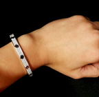 ??MIRA?¡¥LOVE BRACELET 6.1MM DIAMOND-PAVED CERAMIC