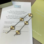 [MIRA]New  CLOVER 5 MOTIF LASER BRACELET COLLECTION