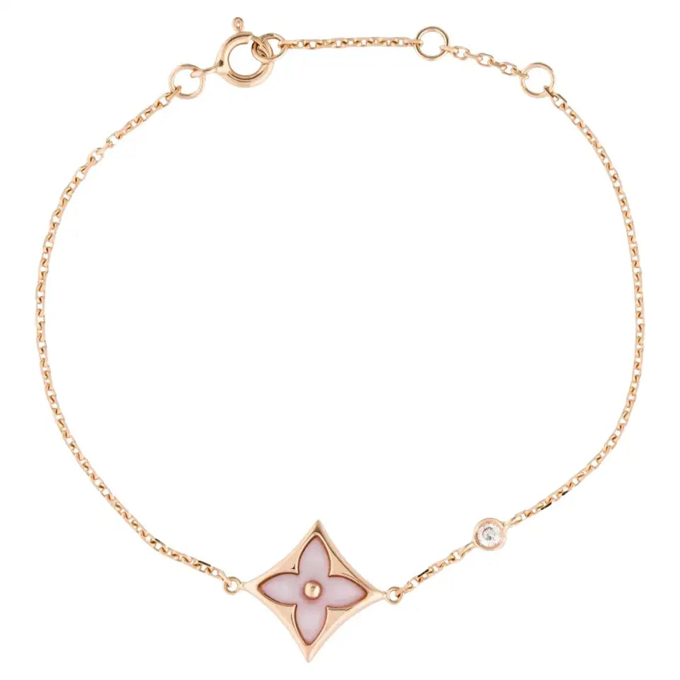 ??MIRA?¡¥STAR 1 DIAMOND PINK GOLD BRACELET