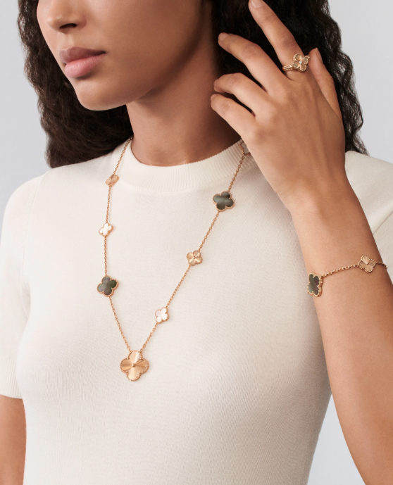 [??MIRA?¡¥] 25 NEW CLOVER 15 MOTIFS GRAY MOTHER-OF-PEARL