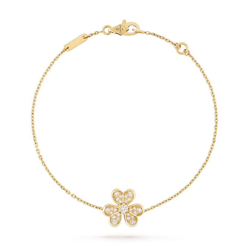 ??MIRA?¡¥FRIVOLE GOLD FLOWER DIAMOND BRACELET