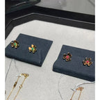 ??MIRA?¡¥FRIVOLE  FLOWER PINK EARRINGS