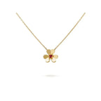 ??MIRA?¡¥FRIVOLE GOLD FLOWER NECKLACE
