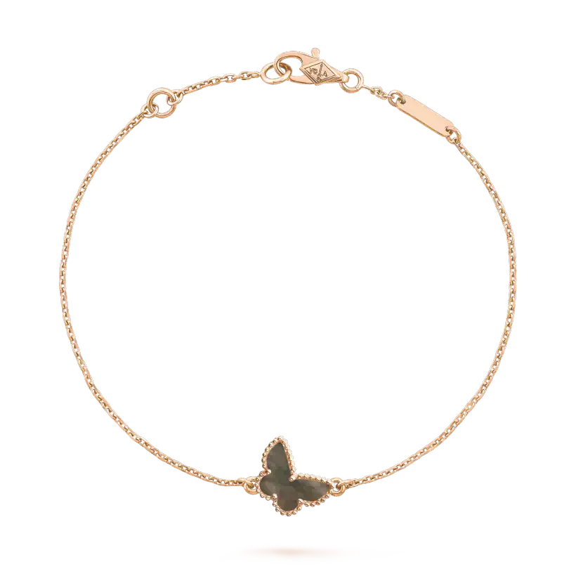 ??MIRA?¡¥BUTTERFLY ONYX  BUTTERFLY BRACELET