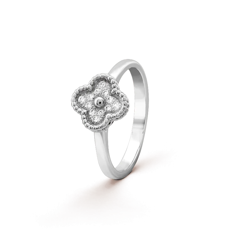 ??MIRA?¡¥CLOVER DIAMOND RING