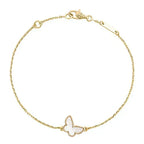 ??MIRA?¡¥BUTTERFLY DARK MOP BUTTERFLY BRACELET
