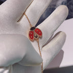 ??MIRA?¡¥LUCKY SPRING 1 MOTIF PINK GOLD BRACELET
