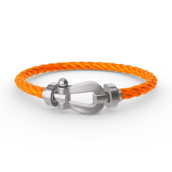??MIRA?¡¥FORCE LARGE HORSESHOE NO DIAMOND BRACELET SILVER