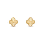 ??MIRA?¡¥CLOVER MEDIUM 1 MOTIFS LASER EARRINGS