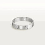 ??MIRA?¡¥LOVE RING 4MM 1 DIAMOND SILVER